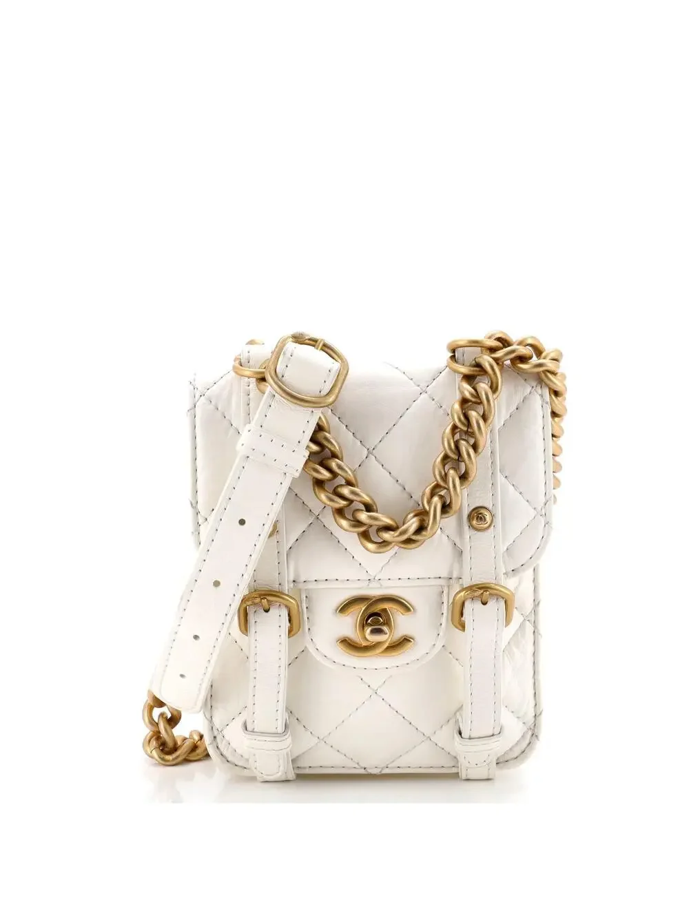 Chanel City School Flap Messenger Bag #220988C30B